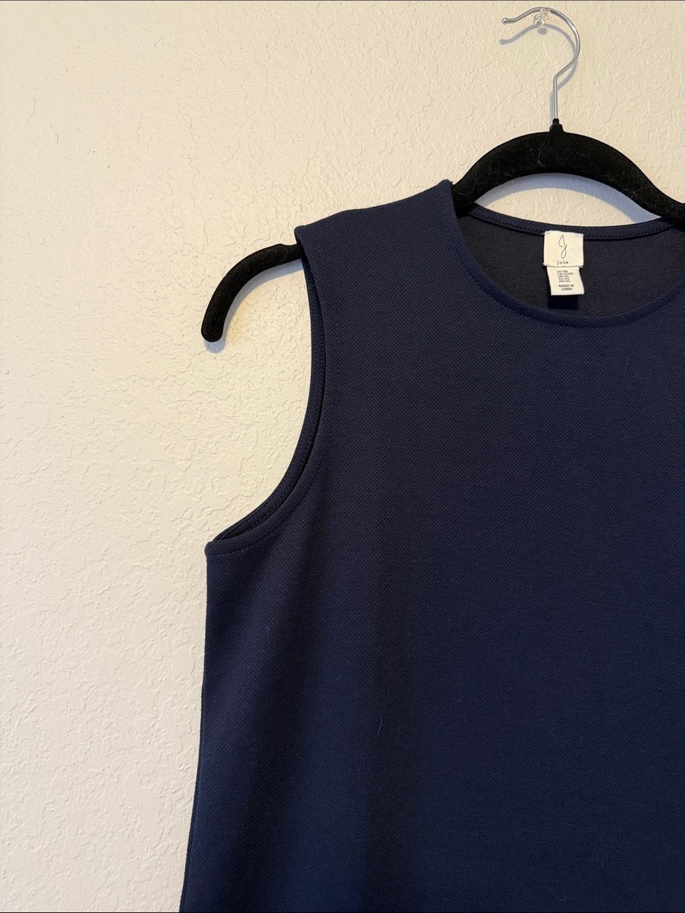 Joie Navy Sleeveless Crewneck Tank - Picture 2 of 6